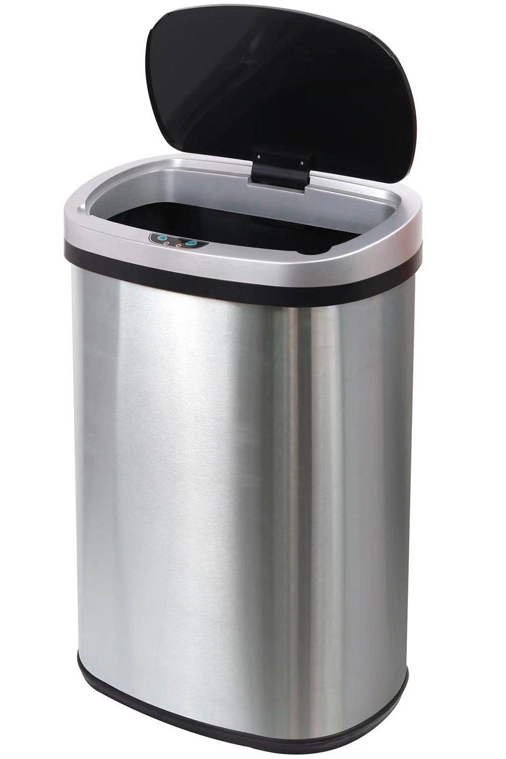 Automatic Sensor Touchless Bin Brushed Stainless Steel 50L